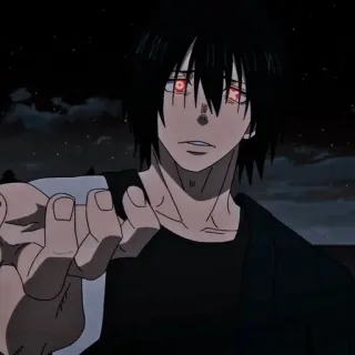 😠 Shinra Kusakabe Fire Force 애니메이션, 불, 악마, 만화, 초자연, 캐릭터 telegram sticker