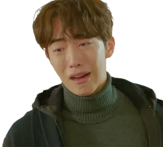 😭 weinen, traurig, verärgert, mann, asiatisch, bedrückt telegram sticker