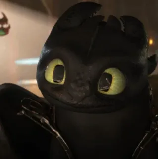 😐 Toothless How to Train Your Dragon มังกร, น่ารัก, สัตว์, การ์ตูน whatsapp sticker
