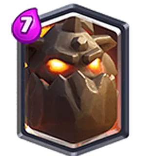 💟 7 clash royale, lava hound, game, card, character, monster, rock telegram sticker