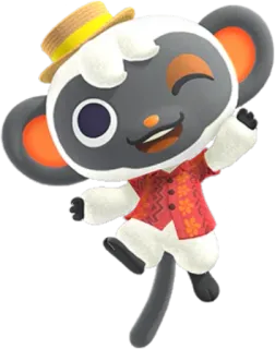 🐒 Leif Animal Crossing animal crossing, leif, videospiel, charakter, anthropomorph, tier, gartenarbeit telegram sticker
