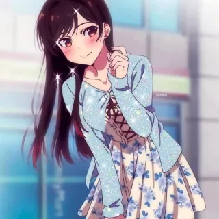 ☺️ Chizuru Ichinose Rent-A-Girlfriend Anime, Chizuru, Rent-a-Girlfriend, Carina, Ragazza telegram sticker
