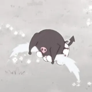 🧬 Kuromi Kuromi, Sanrio, kawaii, dibujos animados, personaje telegram sticker