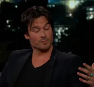🖤 Ian Somerhalder actor, celebrity, portrait, man telegram sticker