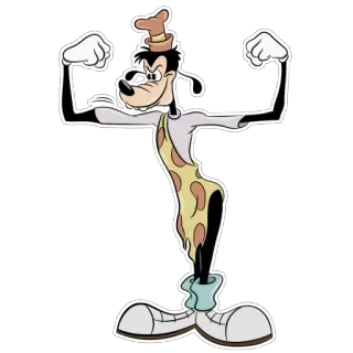 🏋️ Goofy глупый, Disney, мультфильм, персонаж, анимированный telegram sticker