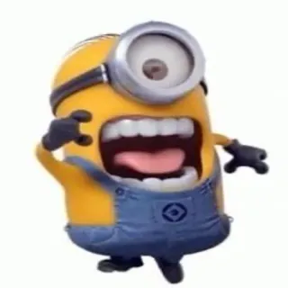 👻 Minion Despicable Me Minion, Cartoon, Lustig, Figur, Animation, Meme telegram sticker