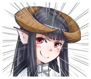 😎 Anime, Elf, Süß, Sticker telegram sticker