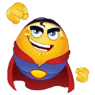 🦸‍♂ emoji, superhéros, autocollant whatsapp sticker