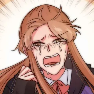 🩸 ร้องไห้, อนิเมะ, ผู้หญิง, เศร้า, อารมณ์, น้ำตา telegram sticker