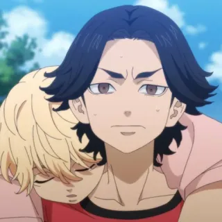 😓 アニメ, 男の子, 漫画, 友情 telegram sticker