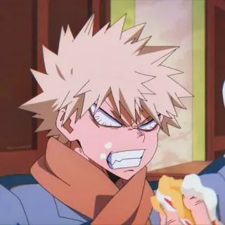 😡 Katsuki Bakugo My Hero Academia Anime, My Hero Academia, Bakugo, Katsuki Bakugo, Enojado telegram sticker