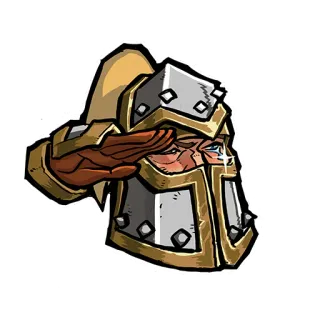 😢 guerrier, casque, soldat, salut, fantaisie, personnage telegram sticker