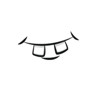😁 dentes, boca, engraçado, desenho animado, rosto, expressão whatsapp sticker