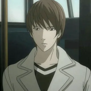 ⚖ Light Yagami Death Note Anime, Death Note, Light, Yagami, Manga telegram sticker