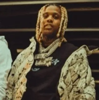 🔊 Lil Durk rapper, music, lil durk, portrait, chain telegram sticker