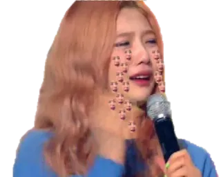 😹 плачет, грустный, эмоциональный, расстроенный, слезы, женщина telegram sticker
