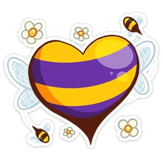 Пчёлка Ксюша | @Premium_Emojis_Telegram telegram stickers