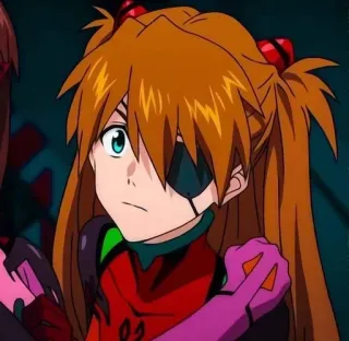 ❤️ Asuka Langley Soryu Evangelion Anime, Karakter, Manga, Eva, Gadis telegram sticker