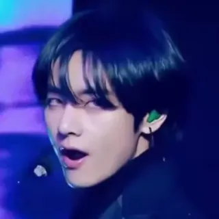 😯 V cantante, kpop, idol, v, bts, persona, música telegram sticker