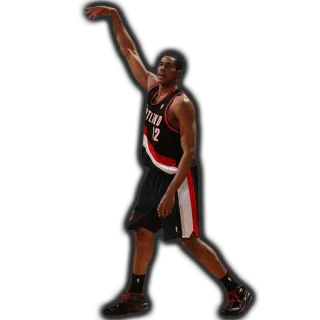 🔼 basketball, sport, athlète, joueur, Portland Trail Blazers whatsapp sticker