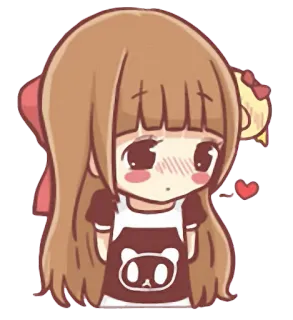 ☺️ Chibi, Anime, Kawaii, Cartoon, Süß, Manga, Sticker telegram sticker