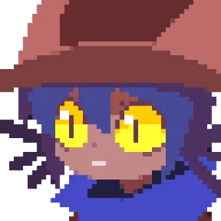 😧 Niko Oneshot kucing, oneshot, pixel art, permainan whatsapp sticker