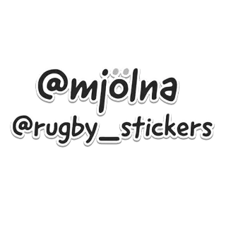 🏉 @mjolna
@rugby_stickers Rugby, Pegatinas, Mjölna, Deportes, Redes sociales telegram sticker