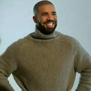 🍼 Drake celebrity, singer, drake, rapper, musician, portrait telegram sticker