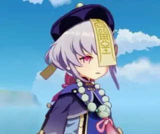 😕 Qiqi Genshin Impact Anime, Video game, Genshin Impact, Qiqi, Fofo, Personagem whatsapp sticker
