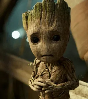 🌴 Groot Guardians of the Galaxy groot, marvel, cây, baby groot, vệ binh dải ngân hà, nhân vật, phim telegram sticker