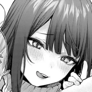 👅 Anime, Manga, Ragazza, Sorriso telegram sticker