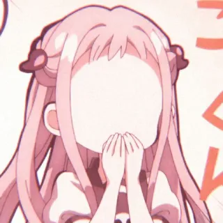 🐇 Nene Yashiro Toilet-bound Hanako-kun Anime, Mignon, Manga, Fille, Cheveux Roses telegram sticker