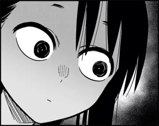 😳 anime, manga, surprised, shocked, eyes, girl, expression telegram sticker