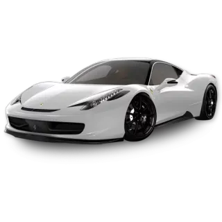 🚗 auto, ferrari, fahrzeug, sportwagen, automobil telegram sticker