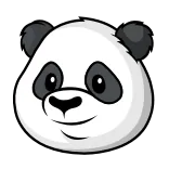 🐼 판다, 동물, 귀여운, 만화, 포유류, 곰 telegram sticker