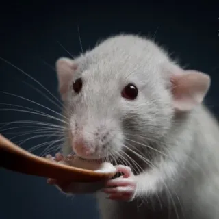 🐭 chuột, động vật, gặm nhấm, thú cưng, chuột trắng, dễ thương telegram sticker