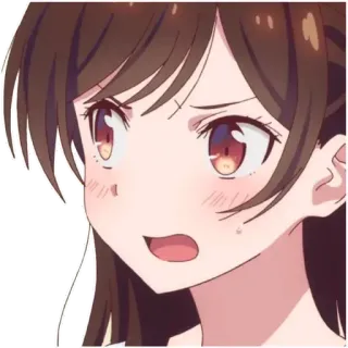👼 Anime, Dibujo animado, Personaje, Chica, Pegatina telegram sticker