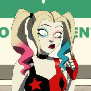 🎪 Harley Quinn 할리 퀸, 애니메이션, 만화, dc 코믹스 telegram sticker