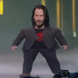 😎 Keanu Reeves keanu reeves, actor, celebrity, john wick, cyberpunk telegram sticker