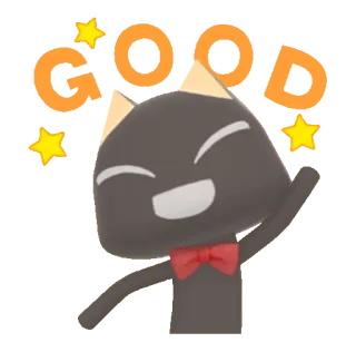 🙋‍♂️ GOOD carino, stelle, positivo, amichevole telegram sticker