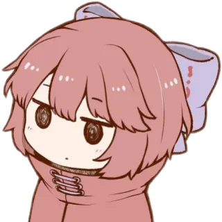 😒 Anime, Mangá, Desenho animado, Fofo, Chibi, Adesivo telegram sticker