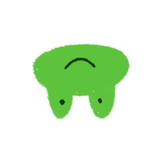 🙃 rana, verde, cartone animato, animale, carino, adesivo, anfibio whatsapp sticker