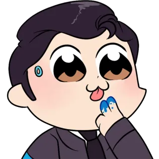 😋 Connor Detroit: Become Human android, detective, robot, connor, detroit become human, video game telegram sticker