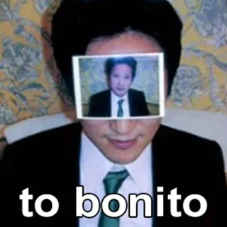 💃 to bonito meme, portrait, suit, to bonito whatsapp sticker