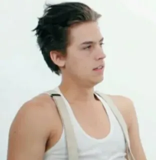 🌙 Cole Sprouse ator, celebridade, retrato, masculino, jovem, pessoa telegram sticker