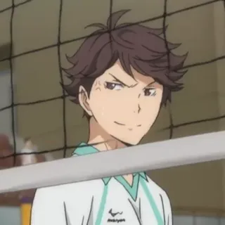 💗 Oikawa Tooru Haikyuu!! Anime, Haikyuu, Oikawa, Alzatore, Pallavolo telegram sticker