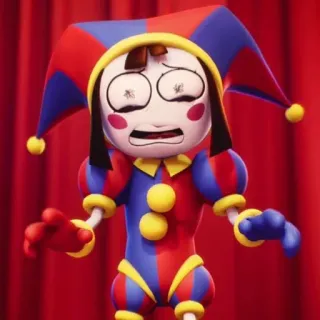 😘 Dibujo animado, Triste, Bufón, Payaso, Circo digital telegram sticker
