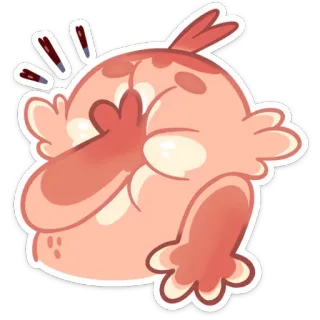 🤦‍♂ cartoon, facepalm, reaction, embarrassment, disappointment telegram sticker