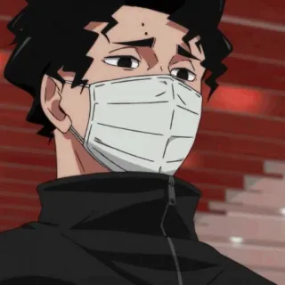 🎭 anime, mask, character telegram sticker