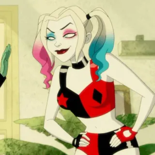 🎪 Harley Quinn 할리 퀸, DC 코믹스, 만화, 악당, 여성 캐릭터 telegram sticker